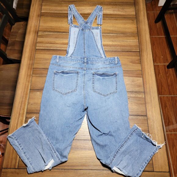 Mossimo Denim Bib Overalls Jeans - Size Medium - Picture 3 of 6